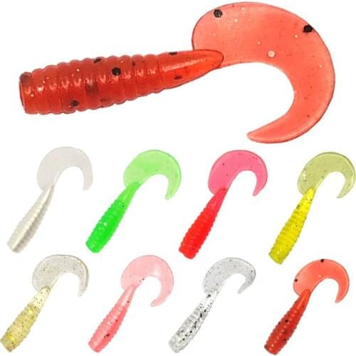 10pcs Wobblers Fishing Lure 40mm/55mm Soft Baits Leurre souple Shad Iscas Artificial Bait Minnow Carp Fishing Tackle Peche