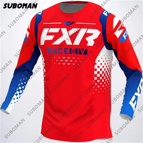 2021 summer Mens poc Bike enduro Breathable FXR team Downhill long sleeve Motorcycle fashion Jersey bmx mountain bike Clothing