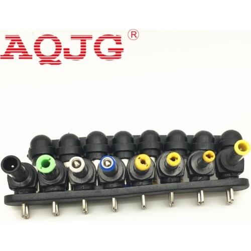 8PCS/Set Universal DC AC 2 Pin Plug Charger Tip Power Adapter Notebook Laptop 5.5*3.0 5.5*2.1