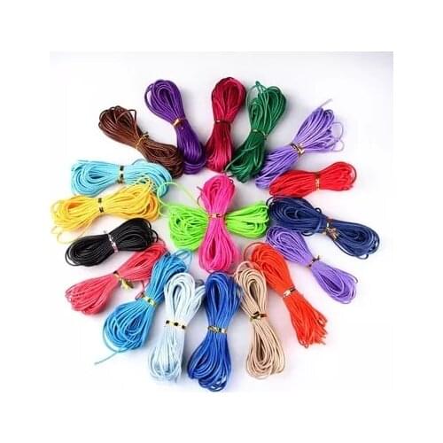 Free shipping 10 Meters Bracelet Necklace Jewelry decorative accessories 2mm Korean Waxed Cord String Thread