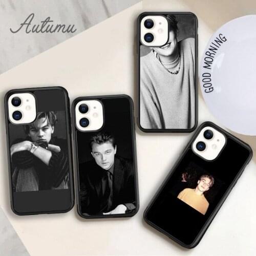 Leonardo DiCaprio Young Super Star Phone Case for iPhone 11 12 Pro Max mini X XR XS SE 2020 5 6S 7 8 Plus Galaxy S8 S9 S10 Cover