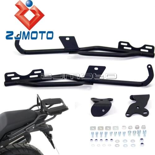 Motorcycle Black Steel Rear Luggage Rack Kit Custom For Honda CB500X CB500XA 2013-2016 Carrier Bracket Holder Support Shelf