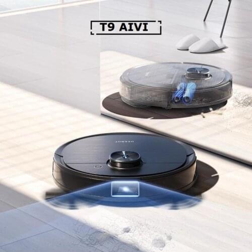 ECOVACS Deebot T9 AIVI Robot Vacuum Cleaner Super Suction 3000Pa Advanced TrueDetect 3D and TrueMapping and App Upgrade robot