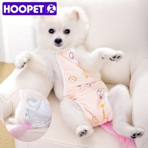 HOOPET Dog Physiological Pants Overalls For Dogs Pet Clothing Sling Easy To Wear Comfortable Dog Clothes Park For Dogs