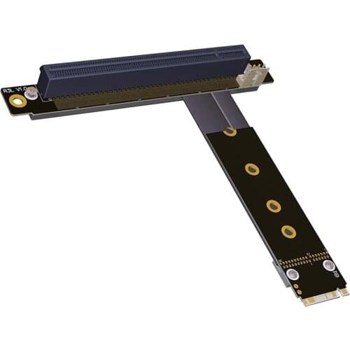 M.2 NGFF NVMe Key M Extender Cable to PCIE X16 Graphics Card Riser Adapter 16X PCI-E PCI-Express for M2 2230 2242 2260
