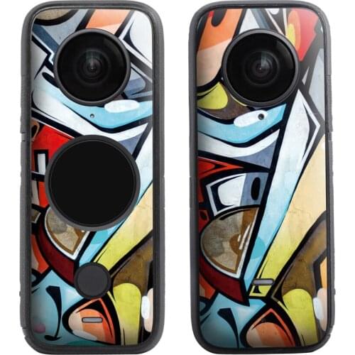 Cartoon Sticker For Insta360 ONE x2 Scratch-Resistant PVC Decal Protective Skin Film For Insta360 ONE x2 Panoramic Action Camera