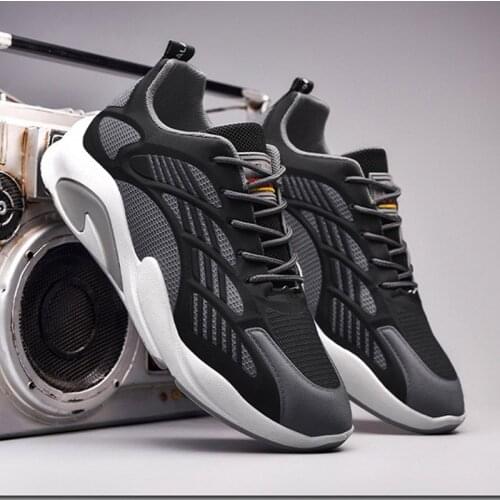 Spring Autumn New Mens Sneakers High Quality Breathable Comfortable Male Running Shoes Thick Bottom Men Fashion Sports Shoes