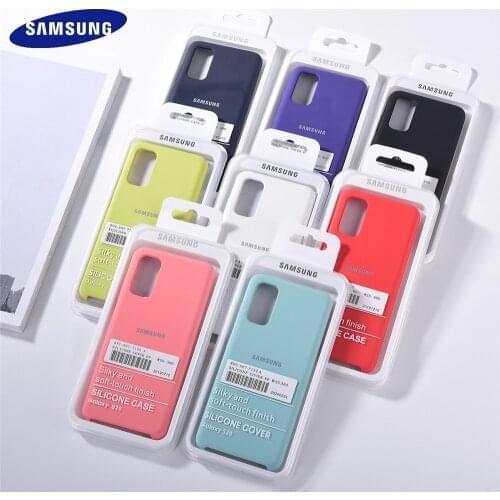 Original Samsung Note 20 S20 Plus Liquid Silicone Case For Galaxy Note 20 S20 Ultra Smooth Silky Back Cover Protect Housing Skin