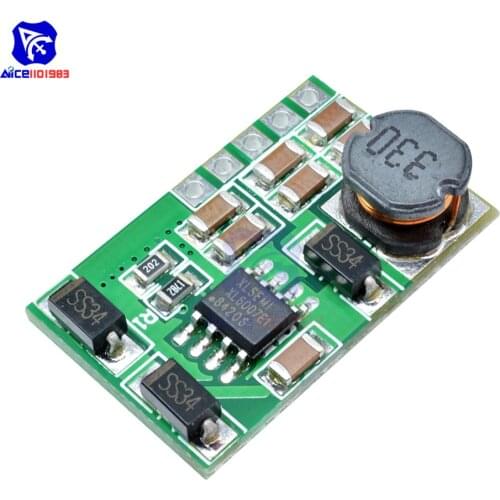 DC DC Step Up Boost Converter Power Supply Module DC 3-18V to ±5V/6V/9V/12V/15V/24V Positive Negative Voltage Converter