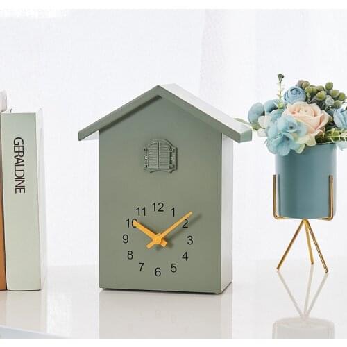 Simple wall clock living room bedroom cuckoo time bird bird on the hour home wall decoration clock
