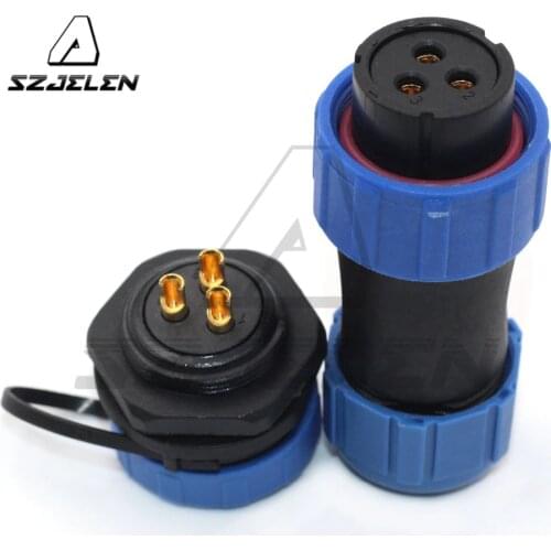 SP2110/SY2112, Waterproof Connector IP67 Electrical Connector, 2/3/4/5/6/7/8/9/10/12pin IP68 industrial powercable connector