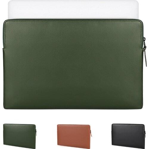 PU Leather Business Style Man Laptop Bag Case Tablet PC Sleeve Notebook Briefcase Pouch Waterproof Mouse Pad For Macbook iPad HP