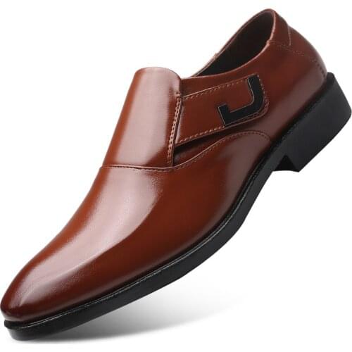 Spring Autumn Men Formal Wedding Shoes Luxury Men Business Dress Shoes Men Loafers Pointy Shoes Big Size 20ty