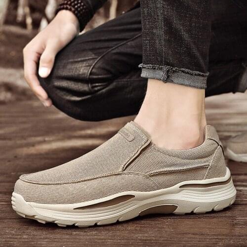 Mens Shoes Casual Canvas Slip On Classic Walking Shoe Men Big Size 46 47 48 New Fashion Comfortable Breathable Alpargatas Hombre