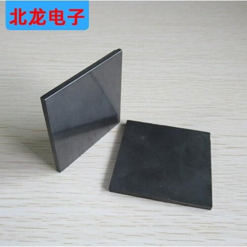 Pressureless Sintered Silicon Carbide Ceramic Sheet 50*50*1/2/3/4/6/8/10mm High Temperature Resistance