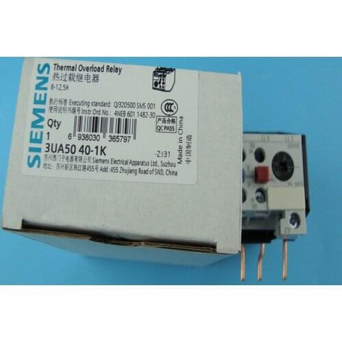1PC New In Box SIEMENS Thermal Overload Relay 3UA5040-1K 8-12.5A free shipping