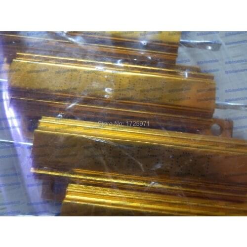 10PCS/LOT RX24-50W 50R 50 Ohm LED load resistor Aluminum Case Wirewound Resistor