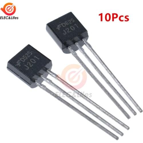10Pcs J201 N-Channel Transistor 50A 40V J201 TO-92 TO92 Transistor