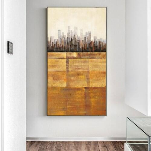 Abstract City Landscape Canvas Art Paintings Modern Black And White Pop Art Prints Posters And Prints Wall Pictures Home Decor