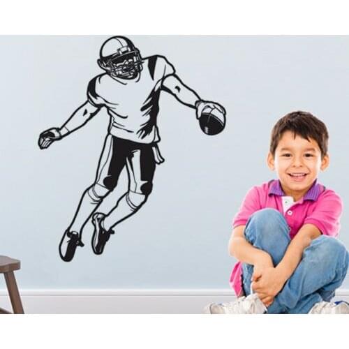 YOYOYU Free Shipping America Soccer Player Removable Wall Sticker Vinnyl Art Home Room Decoration Wall Mural Y-403