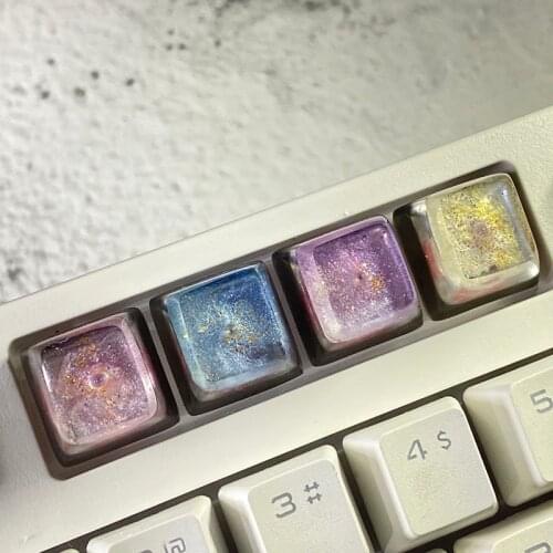 DIY Design Resin keycap handmade Customized Personality Keycaps For Cherry Mx Switch Mechanical Keyboard Caps R4 Height ESC Key