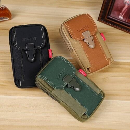 Small Bag Phone Purses Casual Portable Multifunctional Bag Zipper Pocket for Outdoor Running DU55