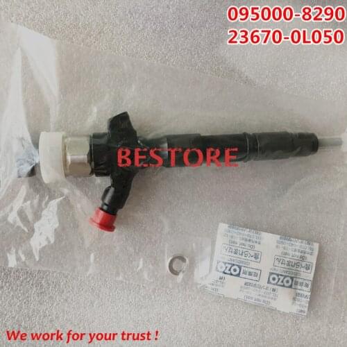 Genuine and new common rail injector 095000-8290 for Hilux 23670-0L050