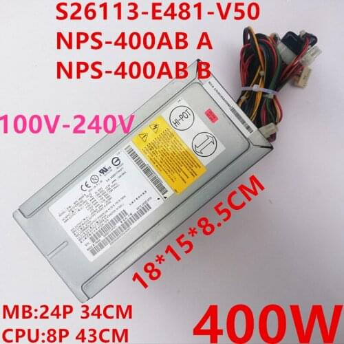 Almost New PSU For Siemens M460 M440 M450 S26113-E503-V50 400W Power Supply S26113-E481-V50 NPS-400AB A NPS-400AB B