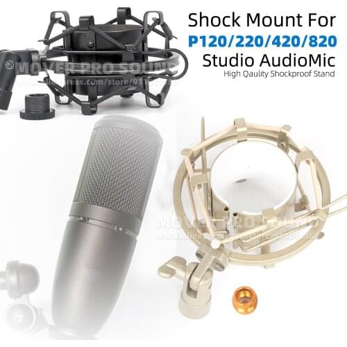 Anti Vibration Suspension Mic Stand Holder For AKG Perception P 120 220 420 820 P120 P220 P420 P820 Tube Microphone Shock Mount