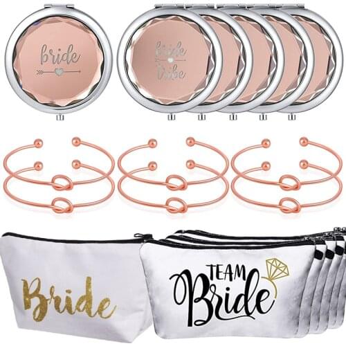 Bride to Be Cosmetic bag Bachelorette hen Party wedding engagement Bridal Shower decoration Bridesmaid Proposal Gift present