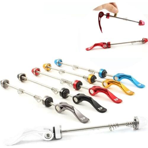 1 Pair 150mm/185mm MTB Road Bike Quick Release Skewer Wheel Locking Quick Release Skewer Skewer Universal For MTB DIY Color