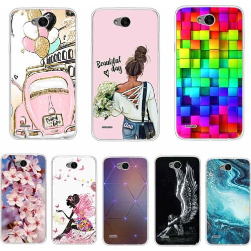 Silicone Case For LG X Power 2 Protective Flower Pattern Back Cover Case For LG X Power 2 Phone Case Coque