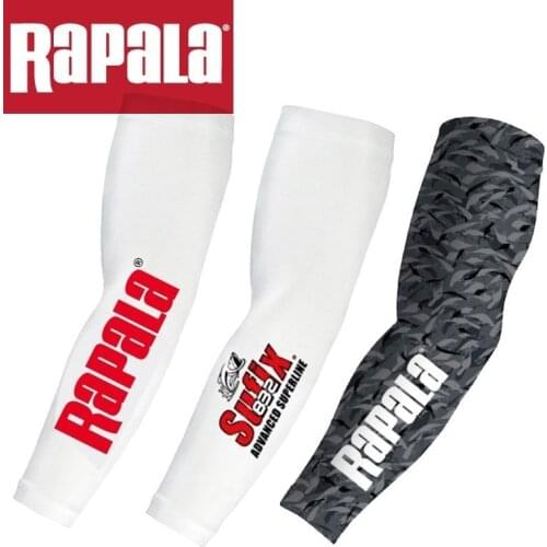 Rapala Arm Sleeve Cuff Sunscreen Unisex UV Protector Ice Golf Arm Guards Breathable Arm Warmers Outdoor Hiking Fishing Cycling