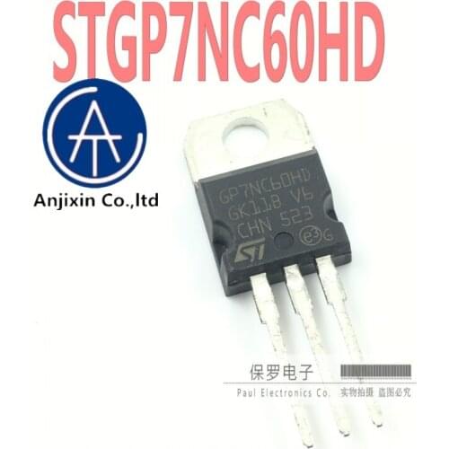10pcs 100% orginal new real stock High-power transistor STGP7NC60HD GP7NC60HD TO-220 25A 600V