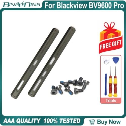 100% New Original Left and Right Decorative pieces For Blackview BV9600 Pro Side metal Repair Replacement Accessories Parts