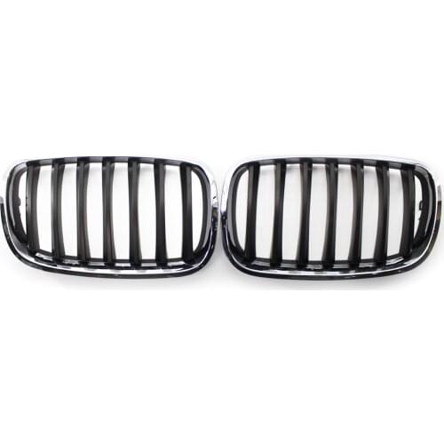 2pcs Front Hood Grills Left & Right Replacement for BMW E70 X5 08-13 51137157687/8