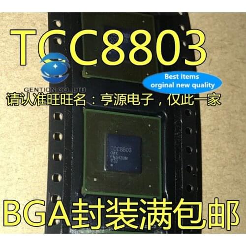 5pcs real photo 100% new and orginal TCC8803 TCC8803F 0 ax navigation screen failing BGA spot