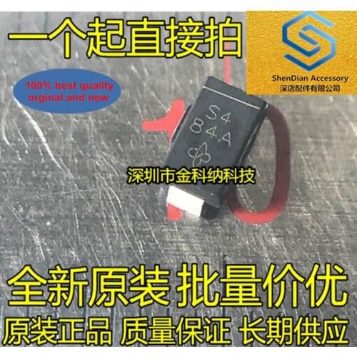 50pcs 100% orignal new SS14-E3 / 61T Screen printing S4 SMD Schottky diode DO-214AC / SMA in stock