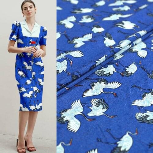 50x112cm 30 momme 100% mulberry silk heavy crepe fabric material printed clothing dress cheongsam chinese silk fabric cloth