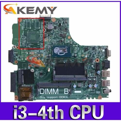 Akemy I3-4030U FOR Dell Latitude 3440 Laptop Motherboard DL340-HSW 13221-1 PWB WVPHP CN-0RGV81 RGV81 Mainboard 100% Tested