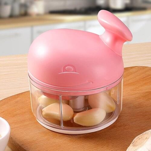 Kitchen Accessories New Style Whale Garlic Puller Garlic Masher Kitchen Mini Manual Garlic Masher Multifunctional Meat Grinder