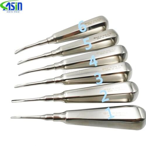 Free shipping good dental curved root elevator for dentistry dentist Minimally invasive tooth extraction dental teeth whitening