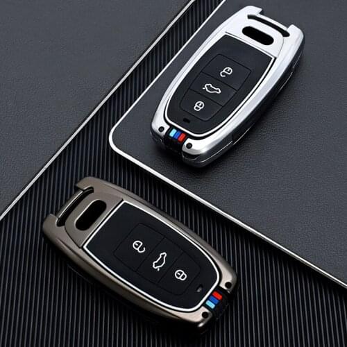 Car Key Case Cover For Audi A1 A3 A4 B6 B7 B8 8K S4 A5 B8 8T S5 A6 4G C7 S6 A7 S7 A8 D4 4H S8 Q3 Q5 SQ5 8R Q7 R8 TT Accessories