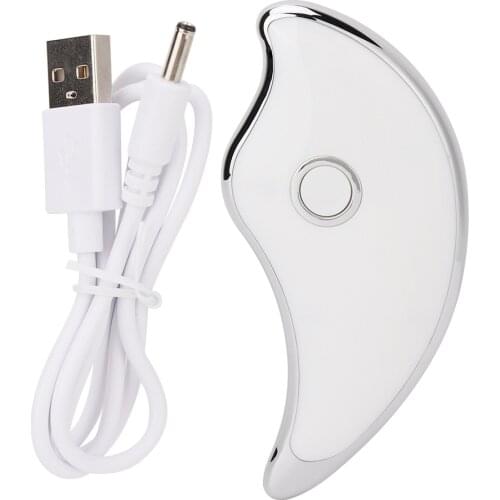 Electric Face Massager Micro Current Vibration Ion Device Scraping Board Skin Care Tool Face-Lift Beauty Massage Instrument