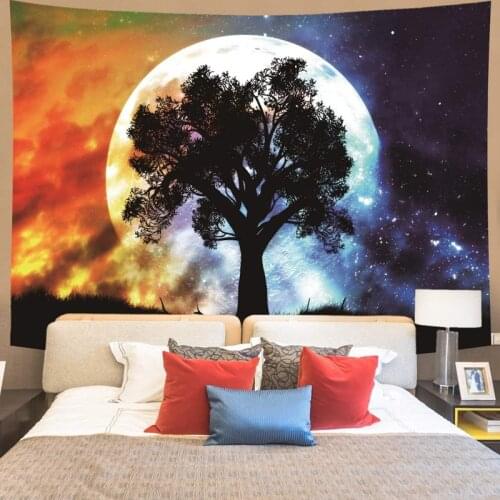 India Mandala Tapestry Wall Hanging Sun Moon Tarot Wall Tapestry Wall Carpet Decorative Tapestry Home Decor Accessories Tapiz