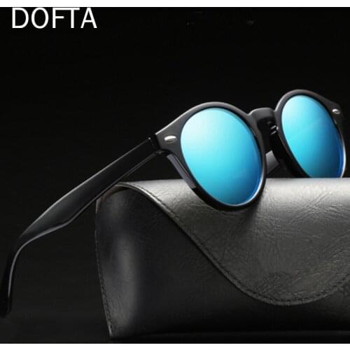 DOFTA Classic Retro Round Polarized Sunglasses For Women Men UV Protection Ladies Sun Glasses 9586