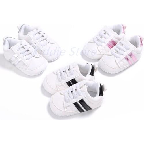 Classical Sport Soft Sole PU Leather Sneakers for Baby Boy Girls Comfort No-skip Shoes Toddler Prewalkers Moccasins Casual Shoes