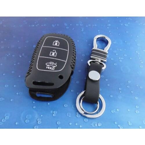 Leather for MISTRA ix35 ix25 Key Fob Keyless Entry Remote Transmitter case cover W