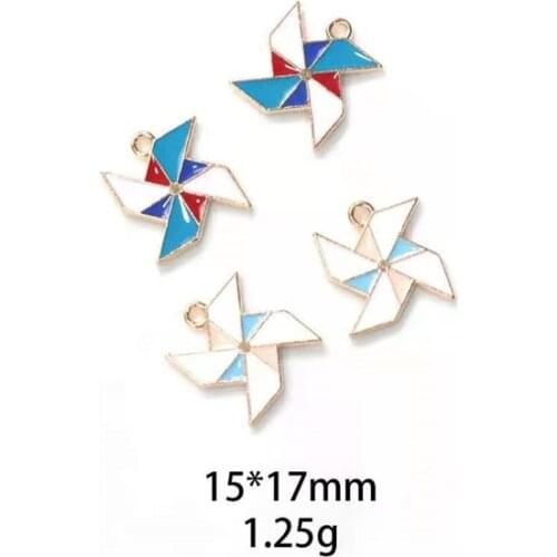 Creativity Dripping Oil Small Animals Alloy Jewelry Accessories DIY Handmade Accessoriess Rubber Band Earrings Bracelet Pendants