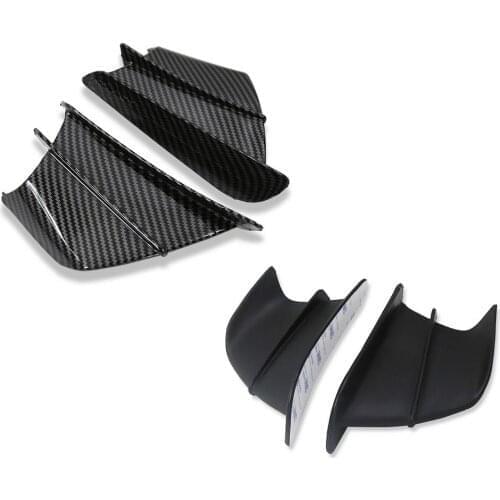 Motorcycle Wind Flow Fixing Wing Front Fairing Pneumatic Lip Cover Side Spoiler Winglet For S1000RR V4 H2 ZX-10R R1 R6 CBR1000RR
